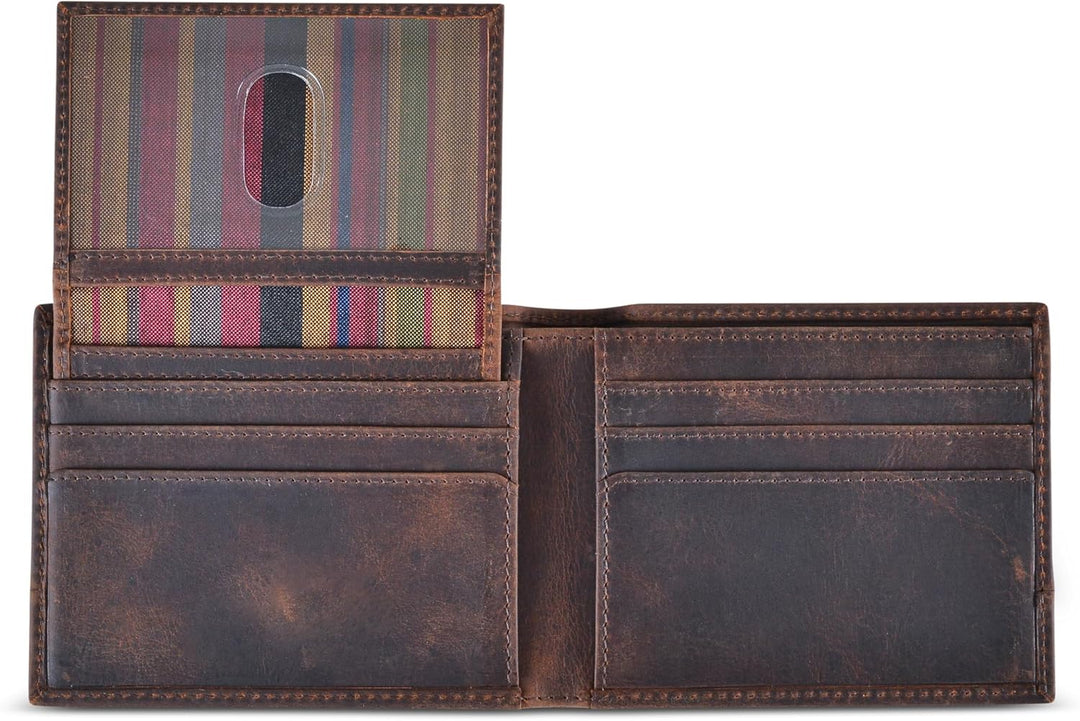 BULL GUARD Cartera de cuero RFID | La respetada cartera plegable de...