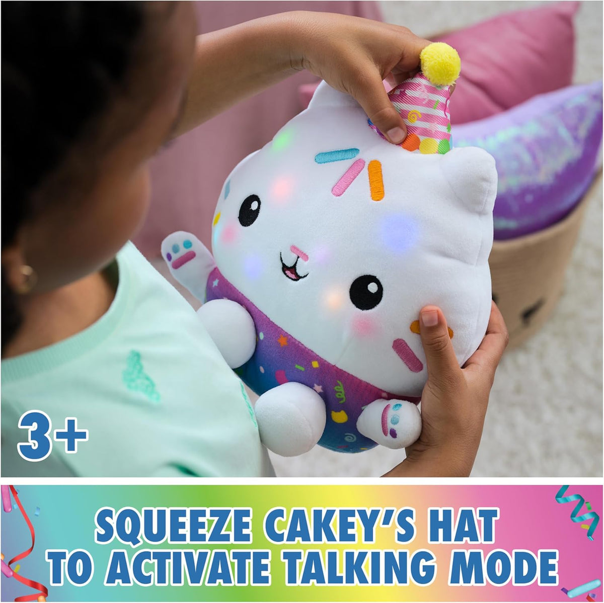Gabbys Dollhouse Celebrations Sprinkle Party Cakey Cat -