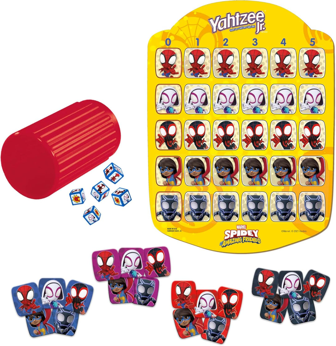 Hasbro Spidey and His Amazing Friends Yahtzee Jr juego de