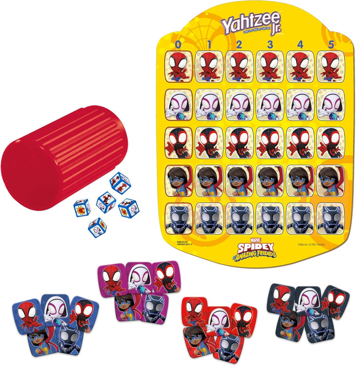 Hasbro Spidey and His Amazing Friends Yahtzee Jr juego de