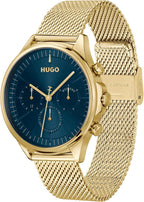 HUGO #Smash Multi Watch para hombre, caja de acero inoxidable, movimiento multifunción, diseño elegante y divertido, precisión de cuarzo, uso diario atrevido, regalo para él