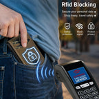 Billetera para hombre minimalista con bloqueo RFID y ranura para tarjetas