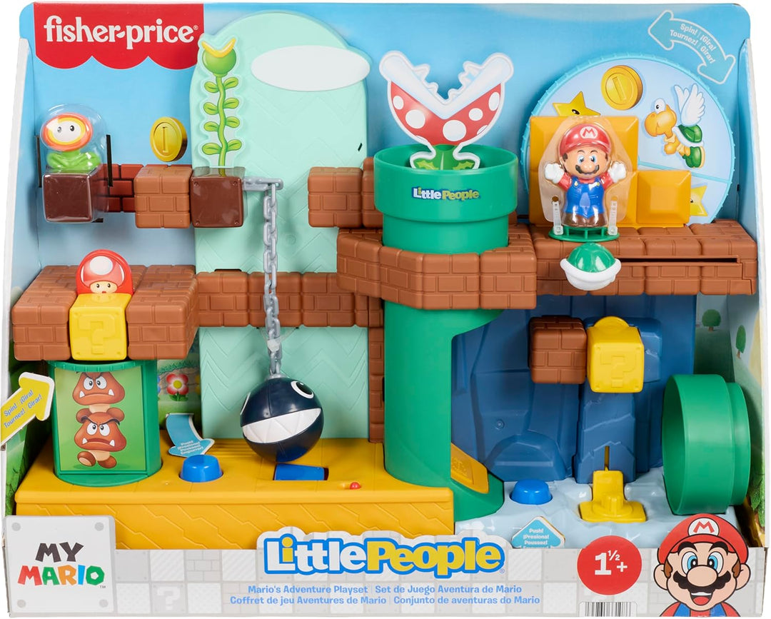 Fisher-Price Little People Toddler Toy My Mario Adventure