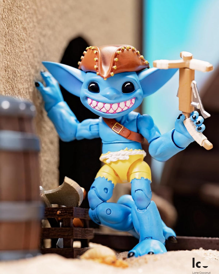 Plunderlings Raider Fwush, Figura de Acción Lone Coconut, Figuras Ú...