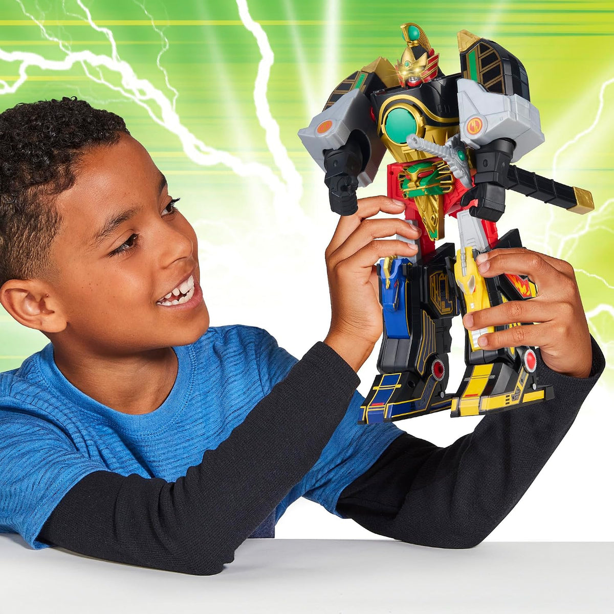 Power Rangers Mighty Morphin Re-Ignition - Figura electrónica Ultimate Mega Thunderzord (Temporada 2) por Playmates Toys