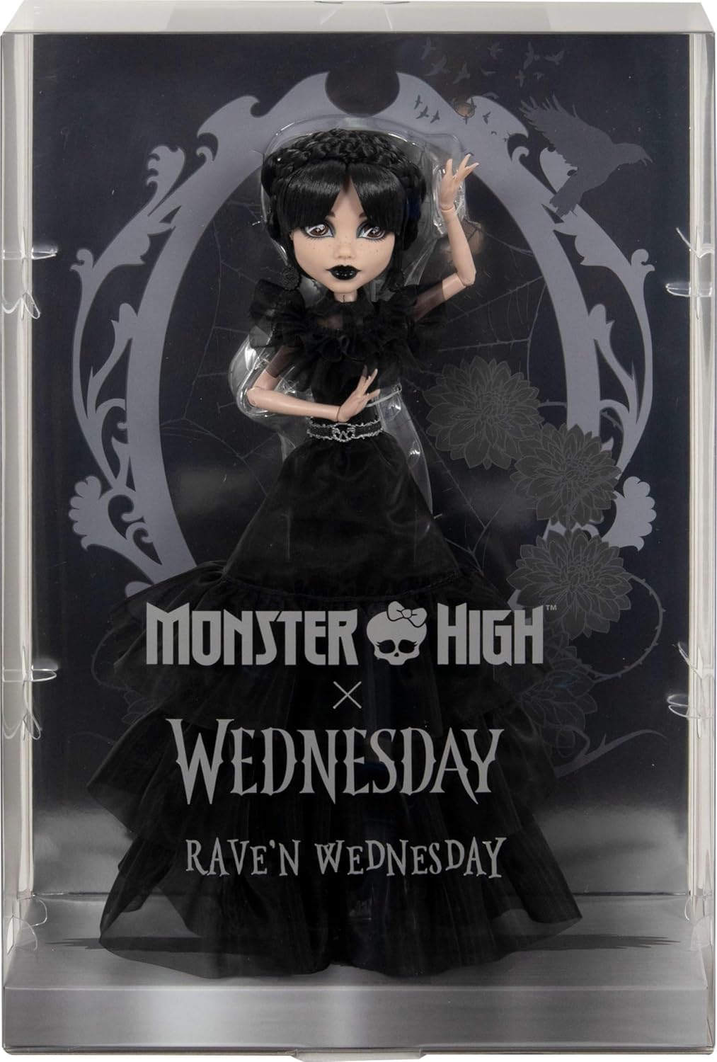 Muñeca de Merlina de Monster High, coleccionable Rave\u2019N de Mer...