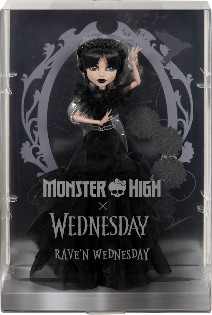 Muñeca de Merlina de Monster High, coleccionable Rave\u2019N de Mer...