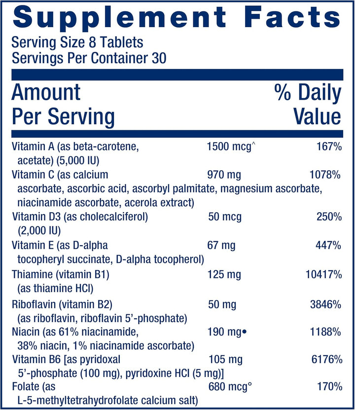 Life Extension Mix Tablets - Suplemento de vitaminas de alta potenc...