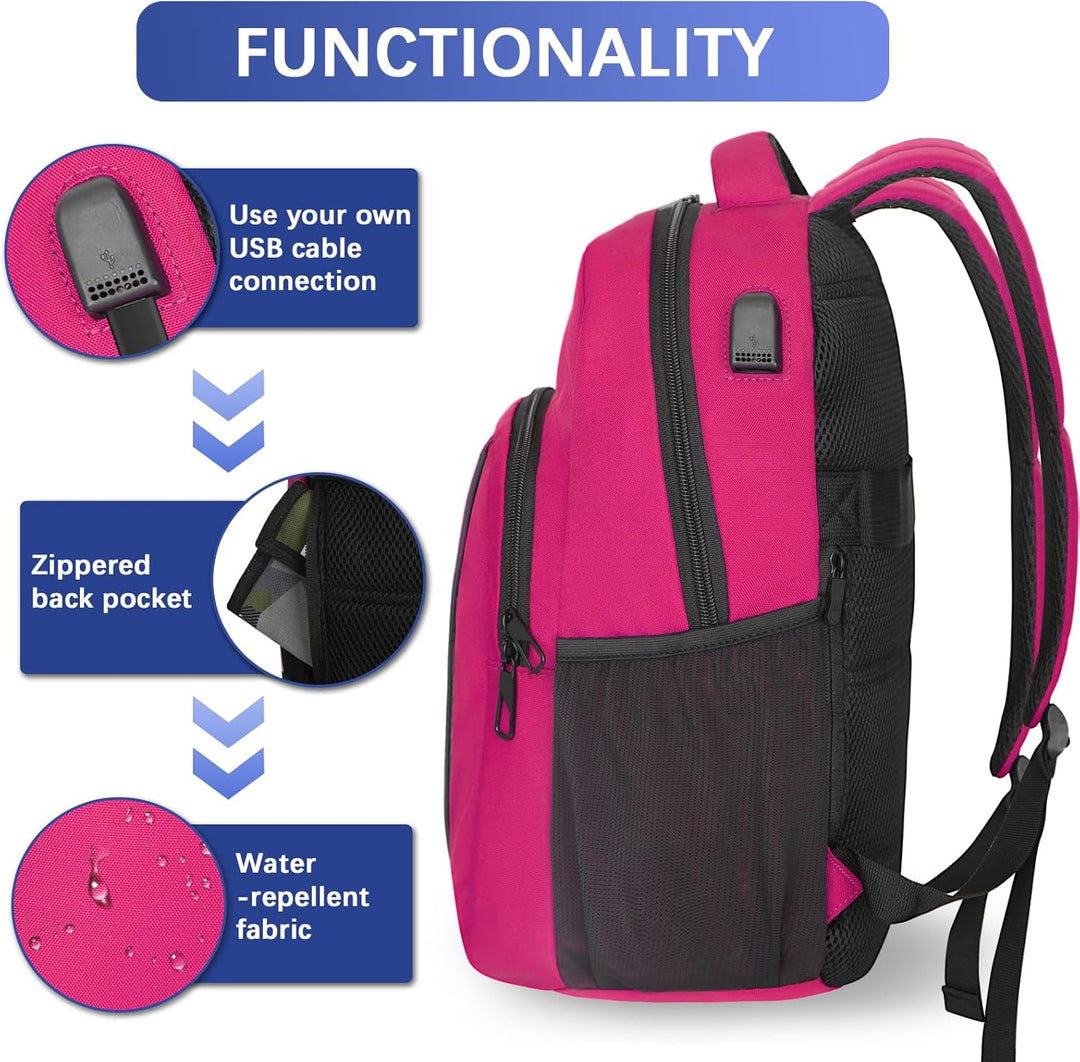 LARIPOP - Mochila para laptop de viaje, de 15.6 pulgadas, mochila p...