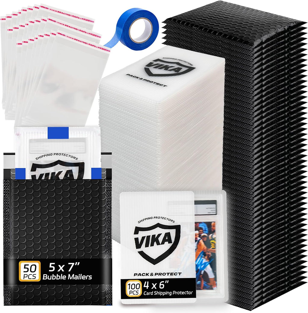 VIKA Kit de envío de tarjetas coleccionables - Suministros completos de