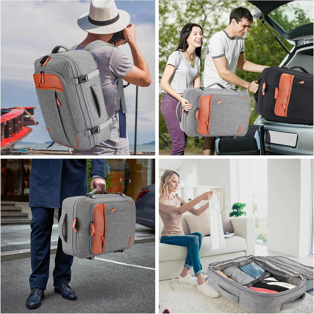 Lumesner Mochilas de viaje de mano, extra grandes de 40 litros apro...