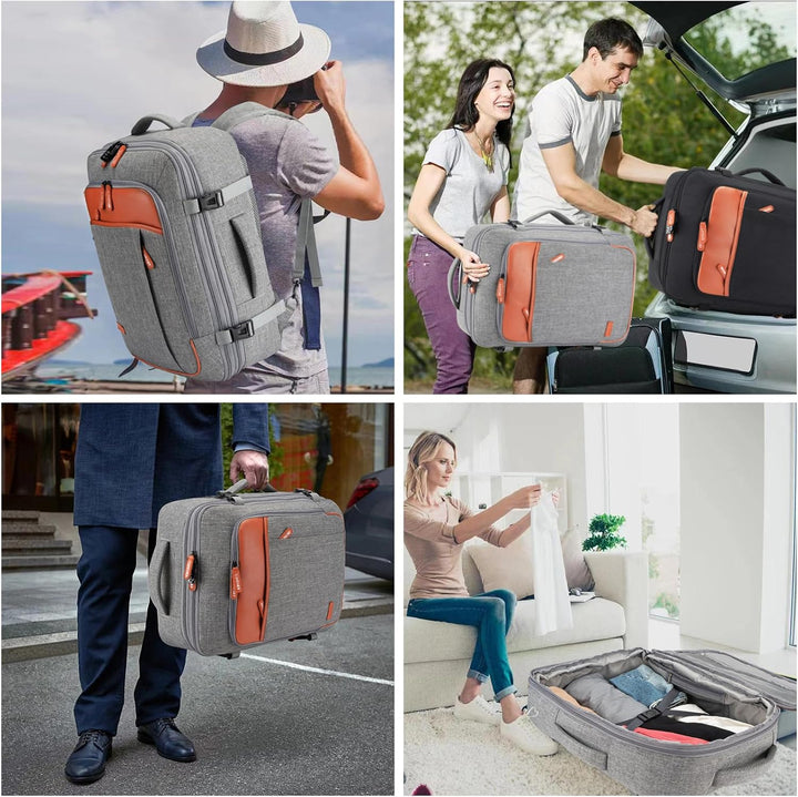 Lumesner Mochilas de viaje de mano, extra grandes de 40 litros apro...