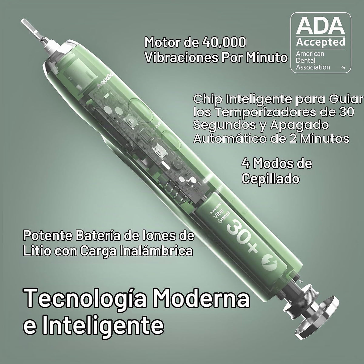 Aquasonic Vibe Luxe Edición Especial Cepillo de Dientes Ultra-Blanqueador