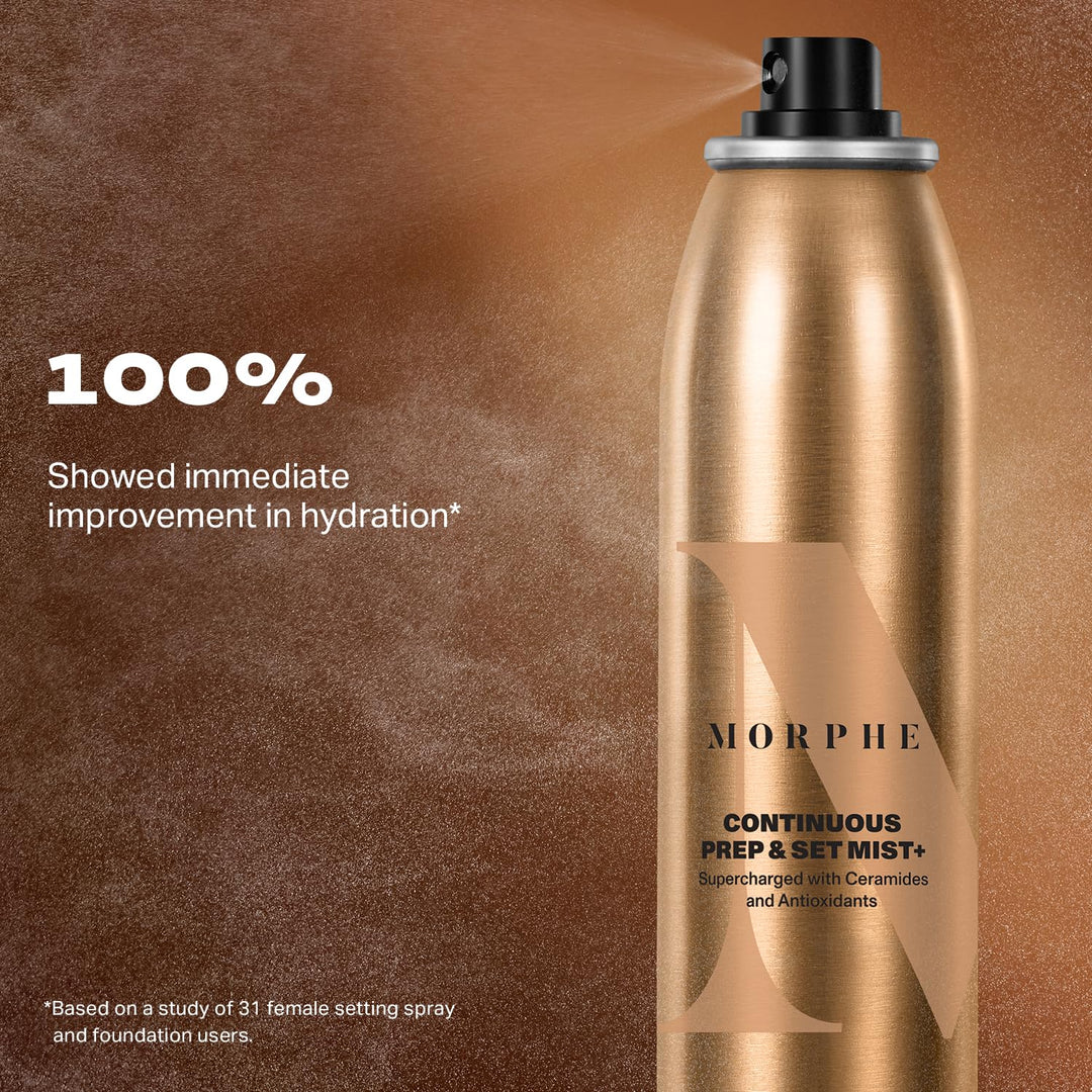 Spray de ajuste Morphe Mini Continuous Prep &amp; Set - Spray de aj...