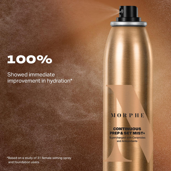 Spray de ajuste Morphe Mini Continuous Prep &amp; Set - Spray de aj...