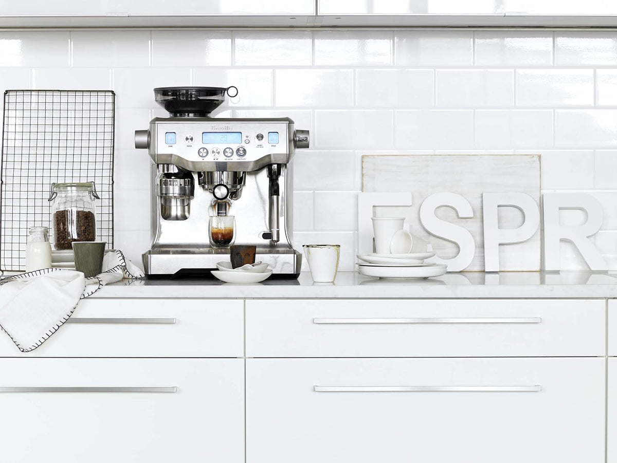 Breville Máquina Espresso Oracle, BES980XL de plata