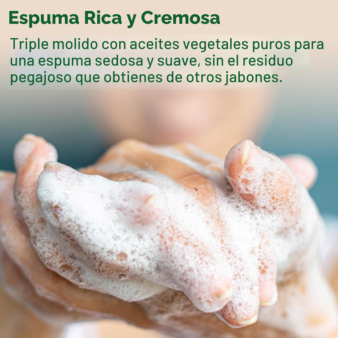 Australian Botanical Soap, Barras de triple molido de 6.6 onzas con...