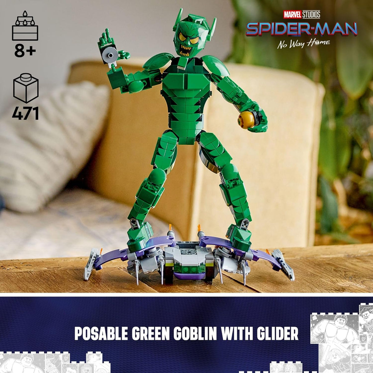 LEGO Figura de construcción de Marvel Green Goblin juguete
