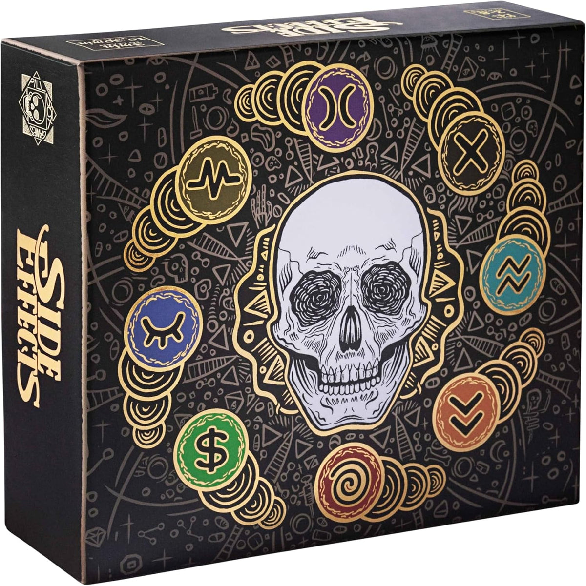 Pillbox Games Efectos secundarios, estratégico toma ese juego de cartas de terapia
