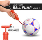 GoSports Premier balones de fútbol - Venta individual o paquete de 6 - Tamaños 3, 4, 5, con bomba para balón