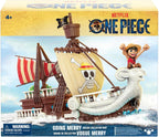 One Piece Going Merry Deluxe - Figura de acción de Luffy
