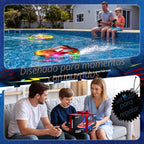 DEERC Paquete de 2 barcos RC para niños, 120 minutos de funcionamiento, 7