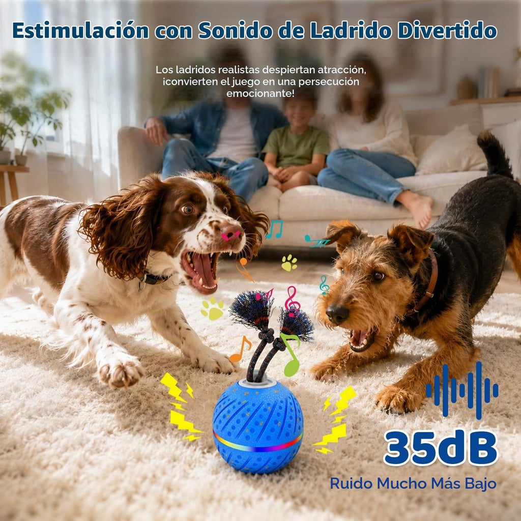 Pelota interactiva inteligente de juguetes para perros para masticadores