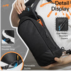 Bolso bandolera JETech para Nintendo Switch 2/Switch OLED/Consola Switch, Negro