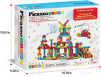 PicassoTiles 240 piezas de bloques de cerdas de erizo 3D STEM juguete de