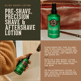 18.21 Man Made Crema de gel de afeitar transparente para hombres, v...