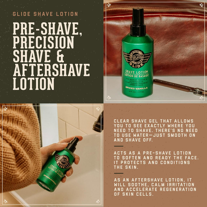 18.21 Man Made Crema de gel de afeitar transparente para hombres, v...