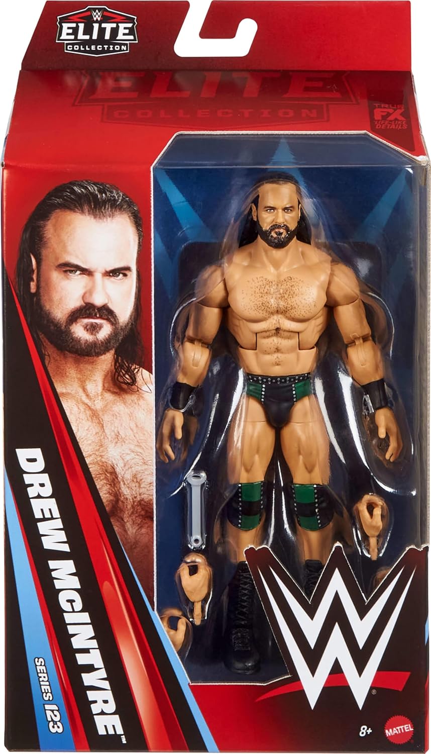 Mattel WWE Elite - Figura de acción y accesorios, serie #123, juego...