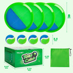 Juego de pelotas para lanzar y atrapar mejoradas, juguetes para niños, juegos al aire libre, entrenamiento de béisbol, resistente y resistente al agua para playa, piscina, patio, regalo