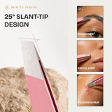 Beauty Power Pinzas Inclinadas Profesionales de Ultra-Precisión par...