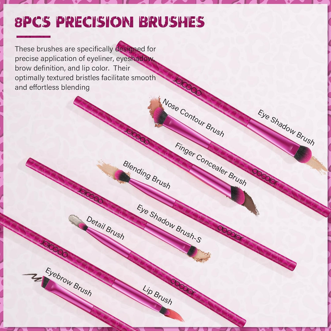 docolor Brochas de Maquillaje 12PCS Juego de Brochas de Maquillaje...