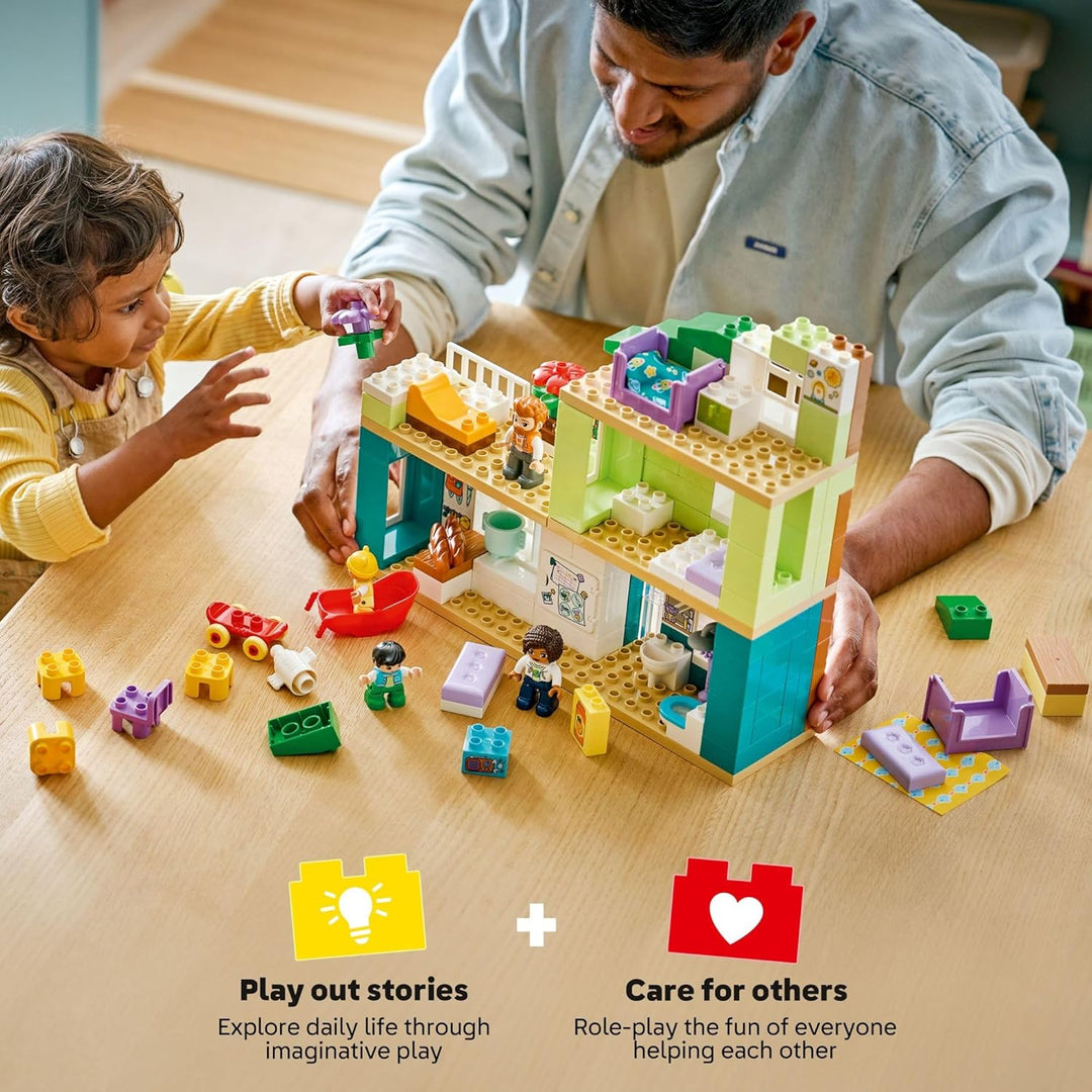 LEGO DUPLO Town 10470 - Casa familiar moderna 3 en 1 con
