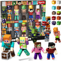 Magneverse Juego de 20 Piezas de Figuras de Acción Magnéticas, 10 Magnetic Cubes + 10 Figures