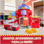 PAW Patrol Fire Rescue Command Center Playset con Marshall Truck