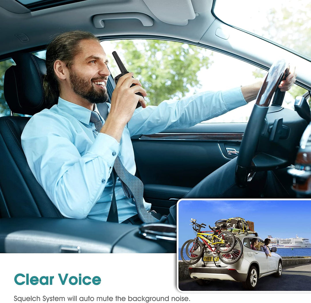 Walkie Talkies Long Range,M880 Two Way Radio for Adults with Mic LC...