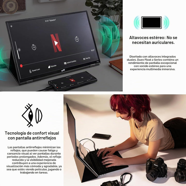 Nuevo Monitor Portátil Mobile Pixels Duex Float 2.0 Pro 2.5K, Exten...