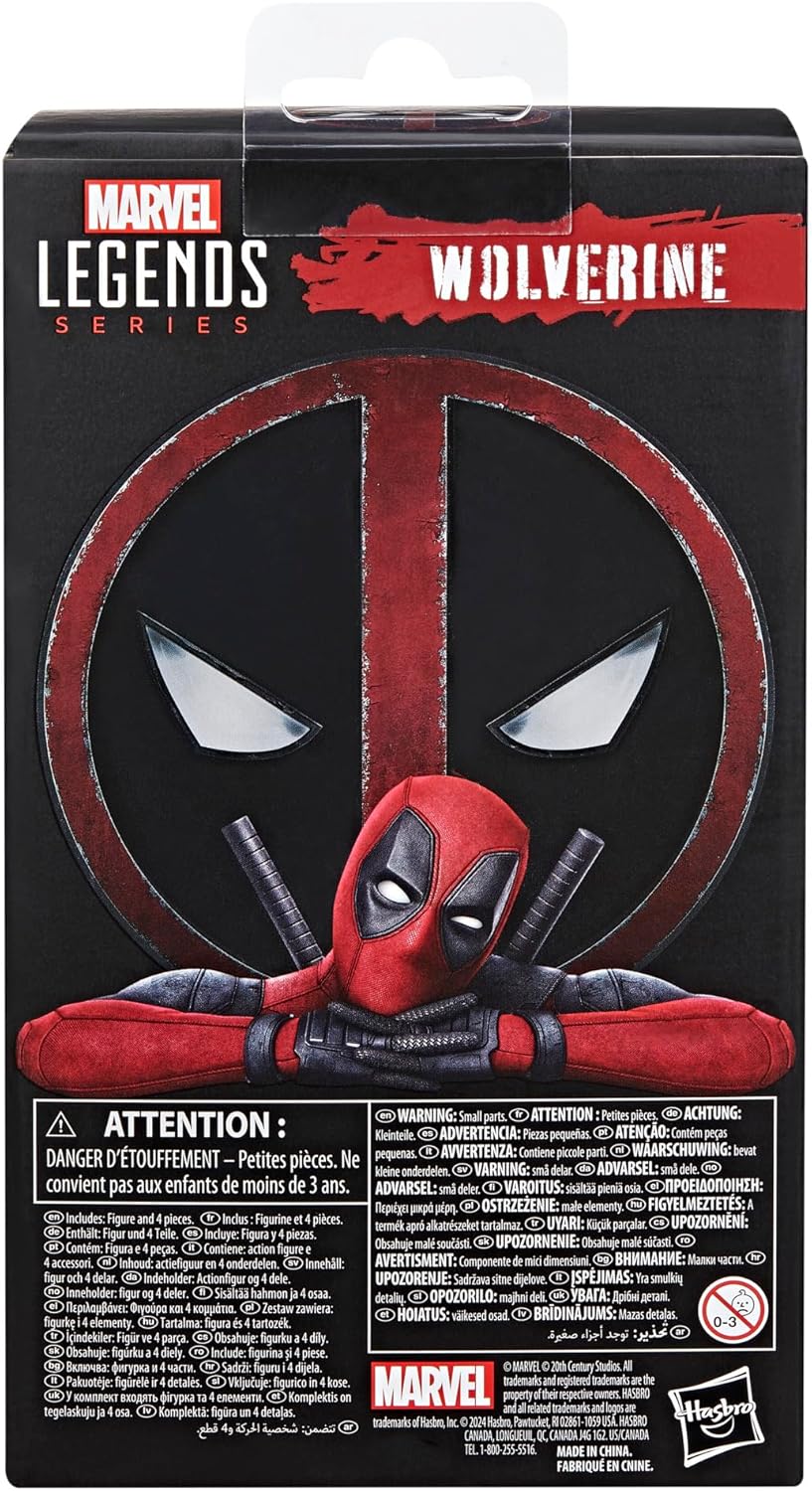 Marvel Legends Series Wolverine, Deadpool 2 Figura de acción colecc...