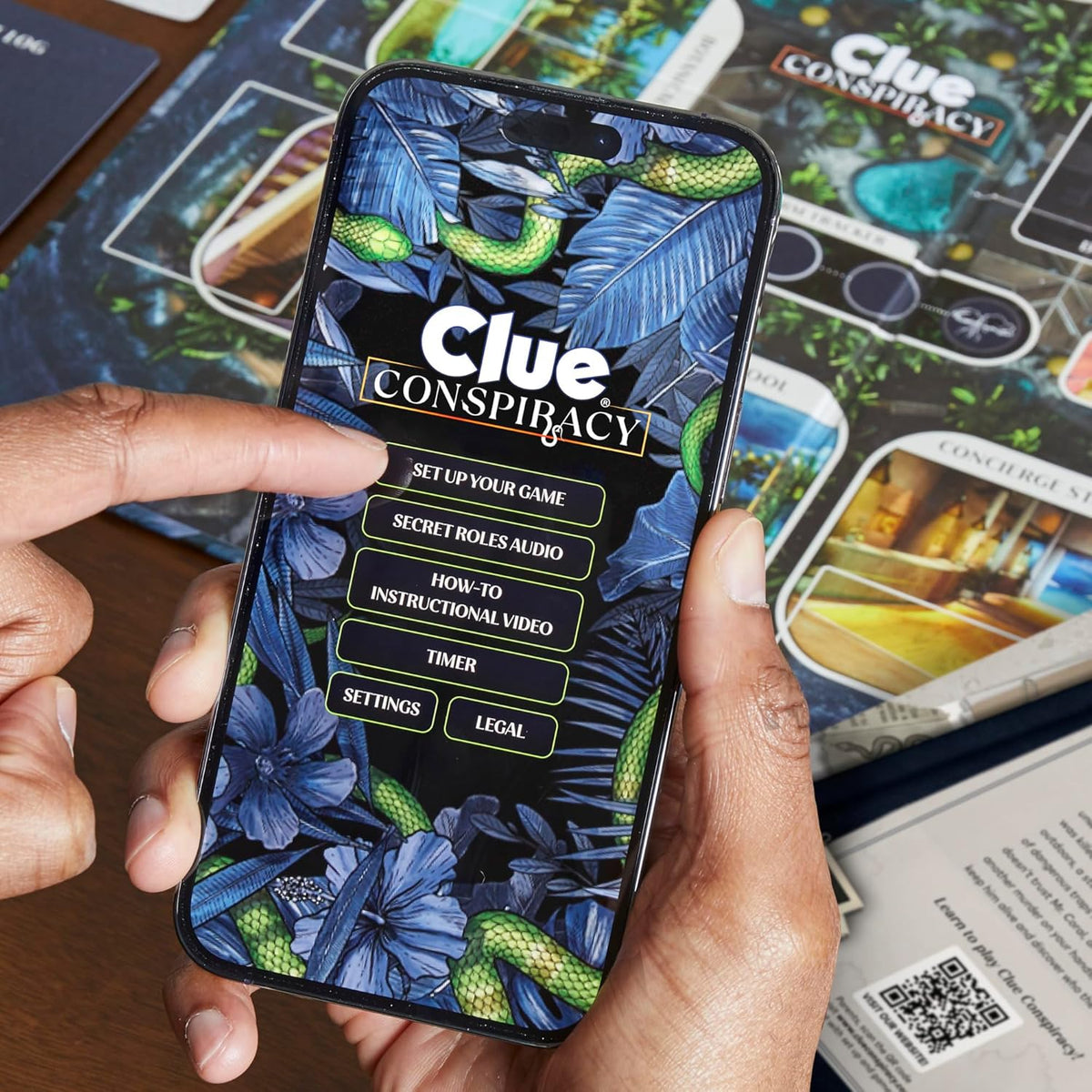 Hasbro Gaming Juego de mesa Clue Conspiracy para adultos y