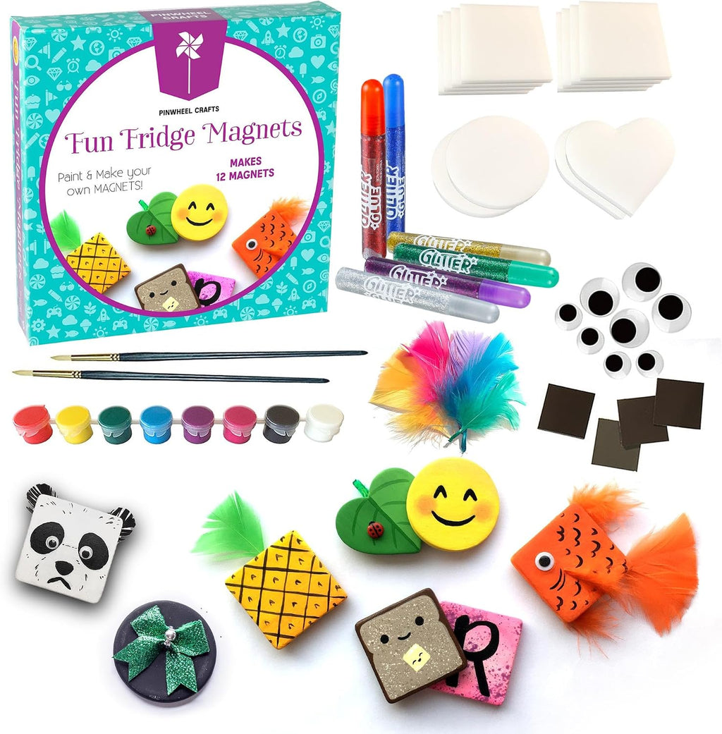 Juego de imanes para nevera de Pinwheel Crafts