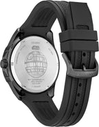 CITIZEN AW1606-06W - Estrella de la muerte Eco-Drive de 1.772 in, acero inoxidable para hombre