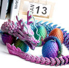 Juego de 5 piezas de juguetes grandes impresos en 3D de huevos, Juego de 5 piezas de dragón/huevo