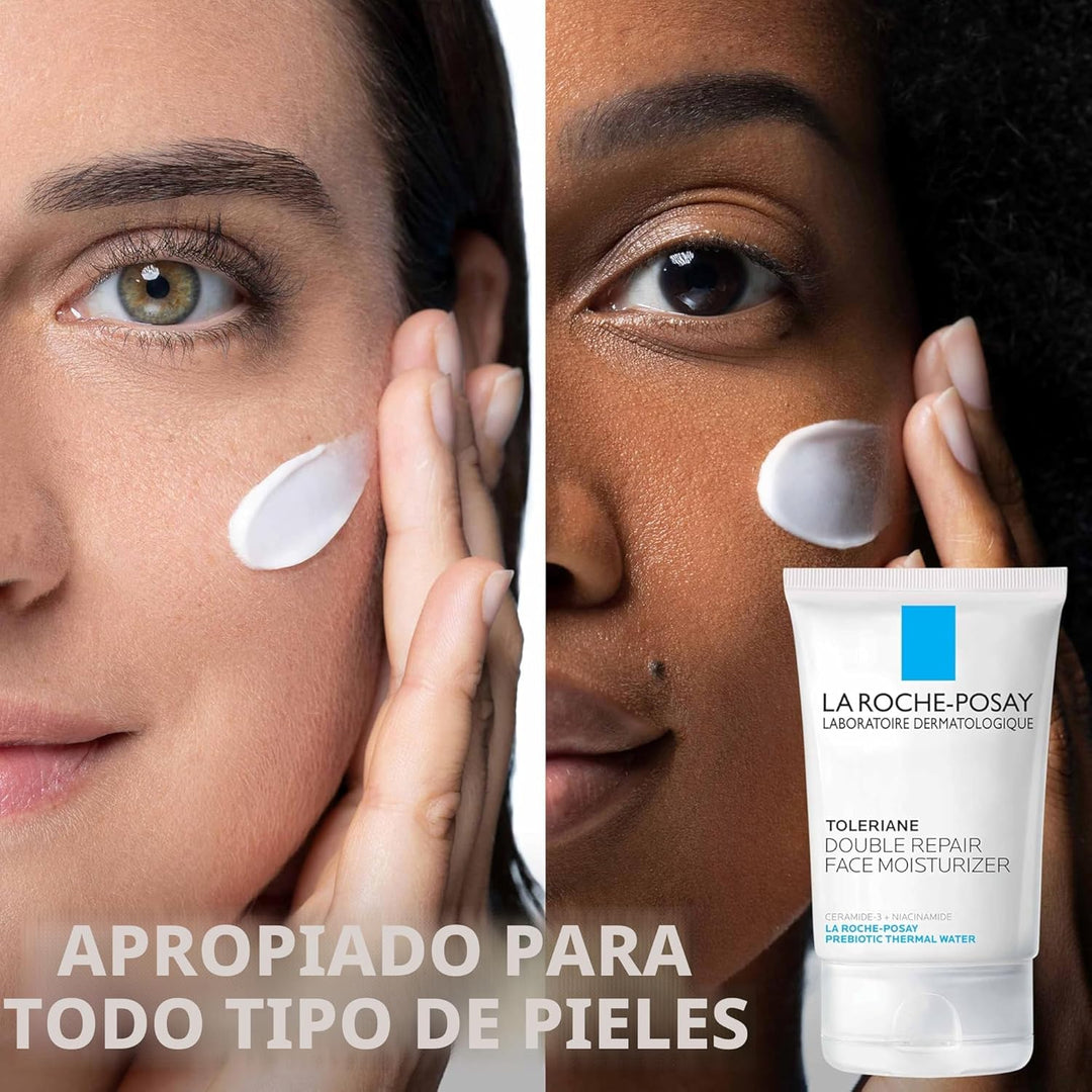 La Roche-Posay Toleriane - Crema hidratante facial de doble reparac...
