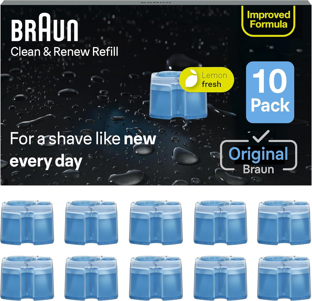 Braun Clean &amp; Renew - Cartuchos de recambio CCR, solución líqui...