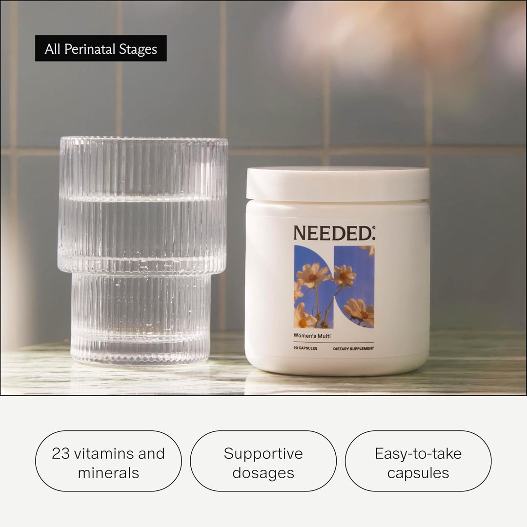 Needed. Multivitamínico para mujeres con 23 vitaminas, minerales y...