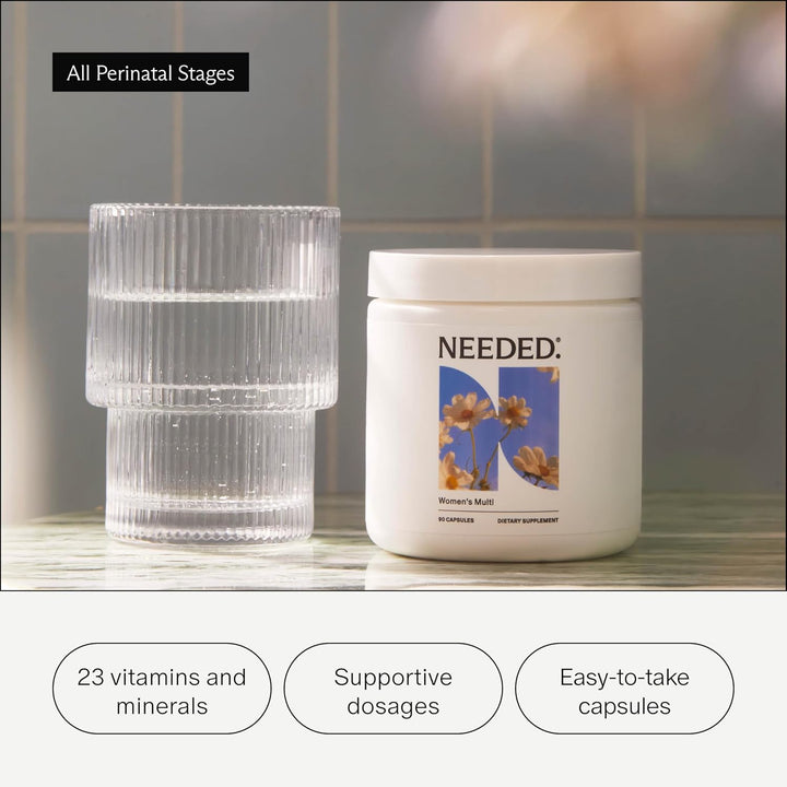 Needed. Multivitamínico para mujeres con 23 vitaminas, minerales y...
