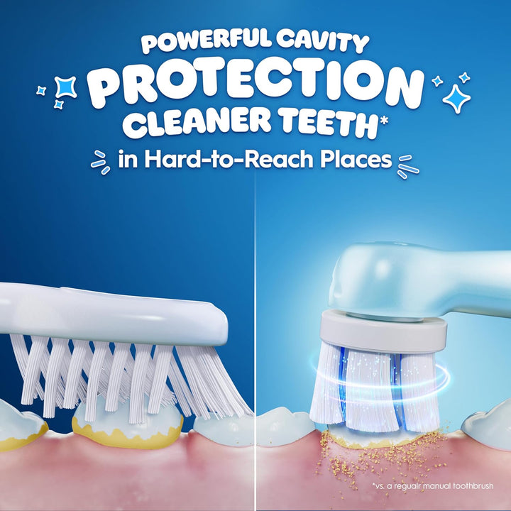 Oral-B iO - Cepillo de dientes eléctrico recargable para niños, Sti...